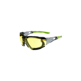 CXS Opsis Tieva Amber Safety Glasses in Black/Green - Euro Work Wear