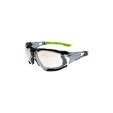 CXS Opsis Tieva I/O Safety Glasses in Black/Green - Euro Work Wear