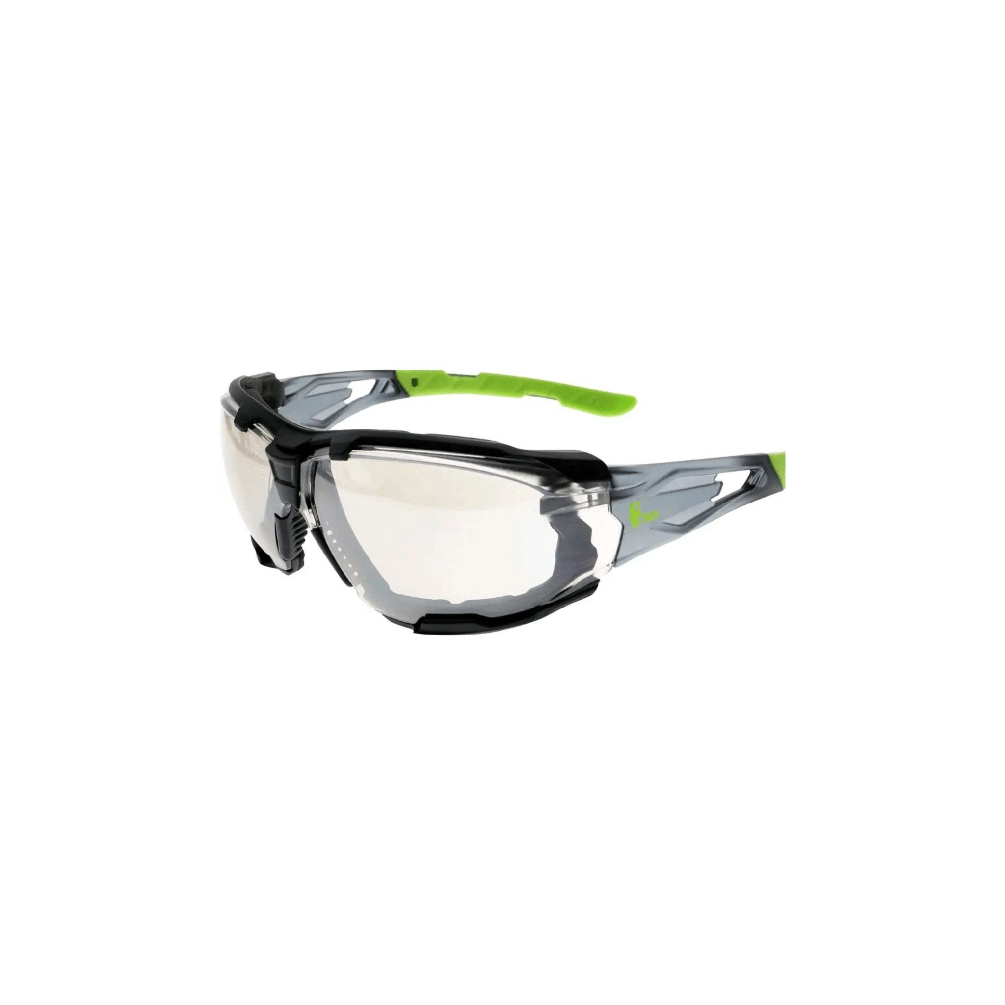 CXS Opsis Tieva I/O Safety Glasses in Black/Green - Euro Work Wear