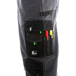 CXS SIRIUS NIKOLAS Men's Winter pants in Grey/Green - Euro Work Wear