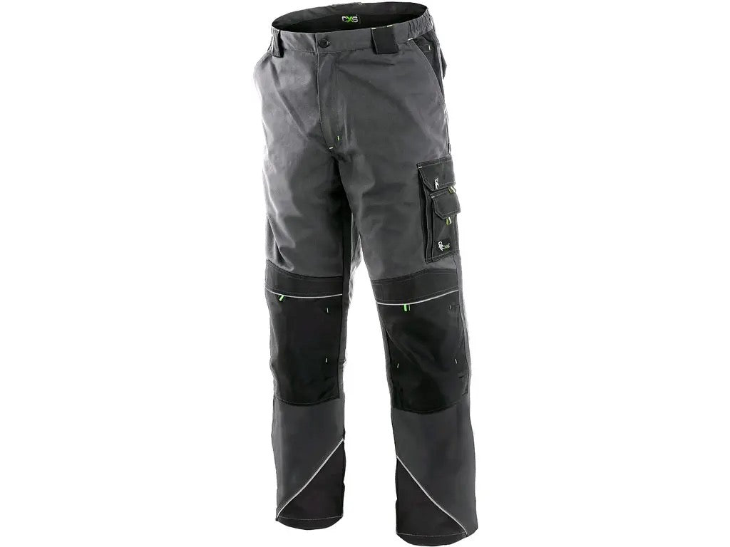 CXS SIRIUS NIKOLAS Men's Winter pants in Grey/Green - Euro Work Wear