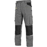CXS Stretch Men's Winter Work Pants, gray - black - Euro Work Wear