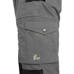 CXS Stretch Men's Winter Work Pants, gray - black - Euro Work Wear