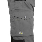 CXS Stretch Men's Winter Work Pants, gray - black - Euro Work Wear