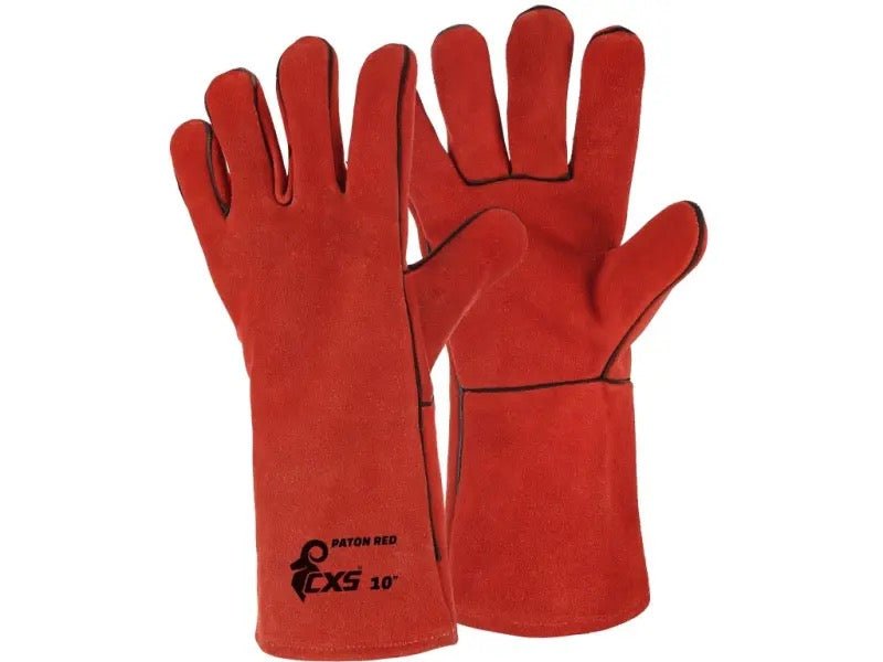 Gloves CXS PATON RED, welding - Euro Work Wear