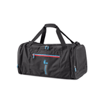 Sports bag CXS LEONIS, 24x12x12 inch, black with blue/red accessories - Euro Work Wear