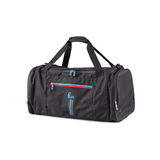 Sports bag CXS LEONIS, 24x12x12 inch, black with blue/red accessories - Euro Work Wear