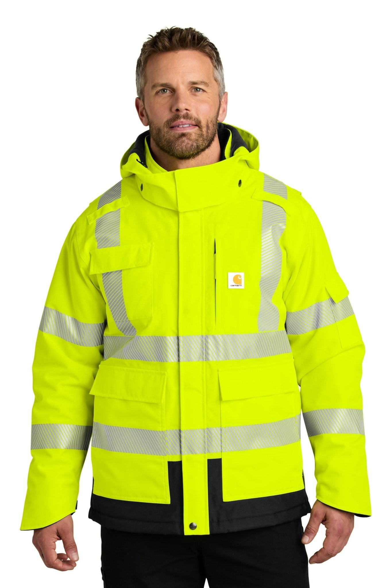 Carhartt® ANSI 107 Class 3 Waterproof Heavyweight Insulated Jacket - Euro Work Wear
