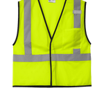 CornerStone® ANSI 107 Class 2 Economy Mesh One - Pocket Vest - Euro Work Wear
