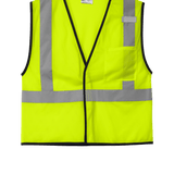 CornerStone® ANSI 107 Class 2 Economy Mesh One - Pocket Vest - Euro Work Wear