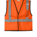 CornerStone® ANSI 107 Class 2 Economy Mesh One - Pocket Vest - Euro Work Wear