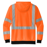 CornerStone® ANSI 107 Class 3 Heavy - Duty Fleece Full - Zip Hoodie - Euro Work Wear