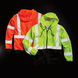 CornerStone® ANSI 107 Class 3 Heavy - Duty Fleece Full - Zip Hoodie - Euro Work Wear