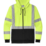 CornerStone® ANSI 107 Class 3 Heavy - Duty Fleece Full - Zip Hoodie - Euro Work Wear
