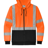 CornerStone® ANSI 107 Class 3 Heavy - Duty Fleece Full - Zip Hoodie - Euro Work Wear