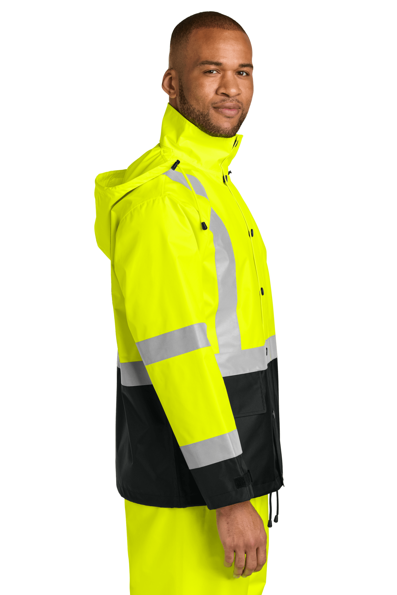 CornerStone® ANSI 107 Class 3 Rain Jacket - Euro Work Wear