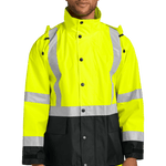 CornerStone® ANSI 107 Class 3 Rain Jacket - Euro Work Wear