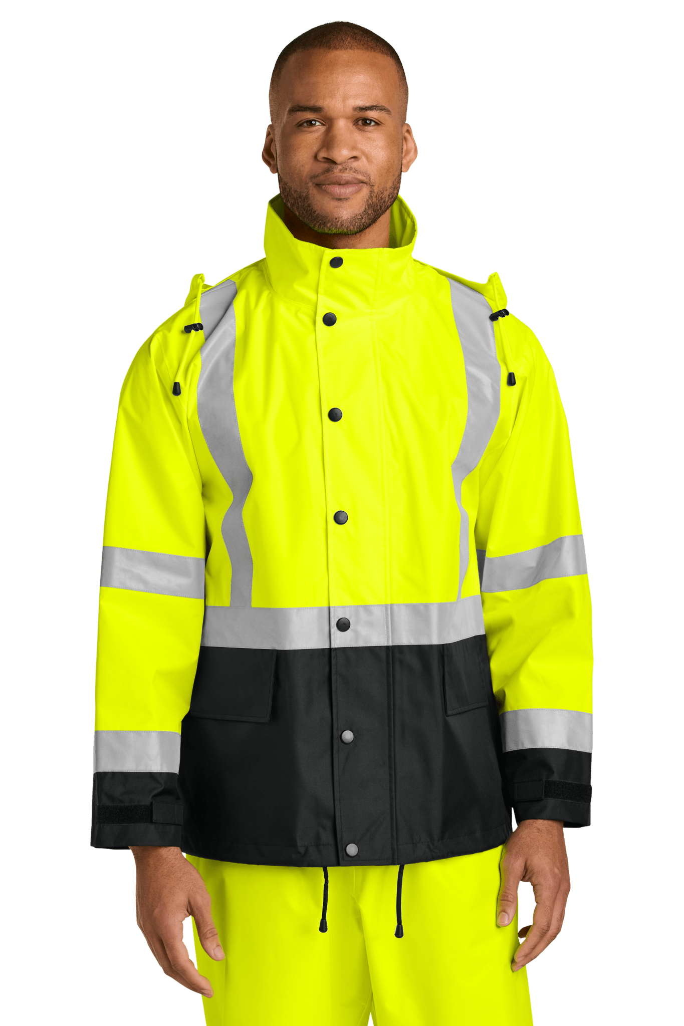 CornerStone® ANSI 107 Class 3 Rain Jacket - Euro Work Wear