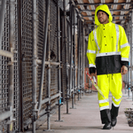 CornerStone® ANSI 107 Class 3 Rain Jacket - Euro Work Wear