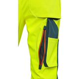 CXS Bedford Men's High Visible Softshell Yellow Overalls - Euro Work Wear