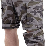 CXS CAMO pants, men's, camouflage, with detachable legs - Euro Work Wear
