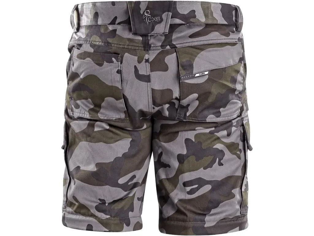 CXS CAMO pants, men's, camouflage, with detachable legs - Euro Work Wear