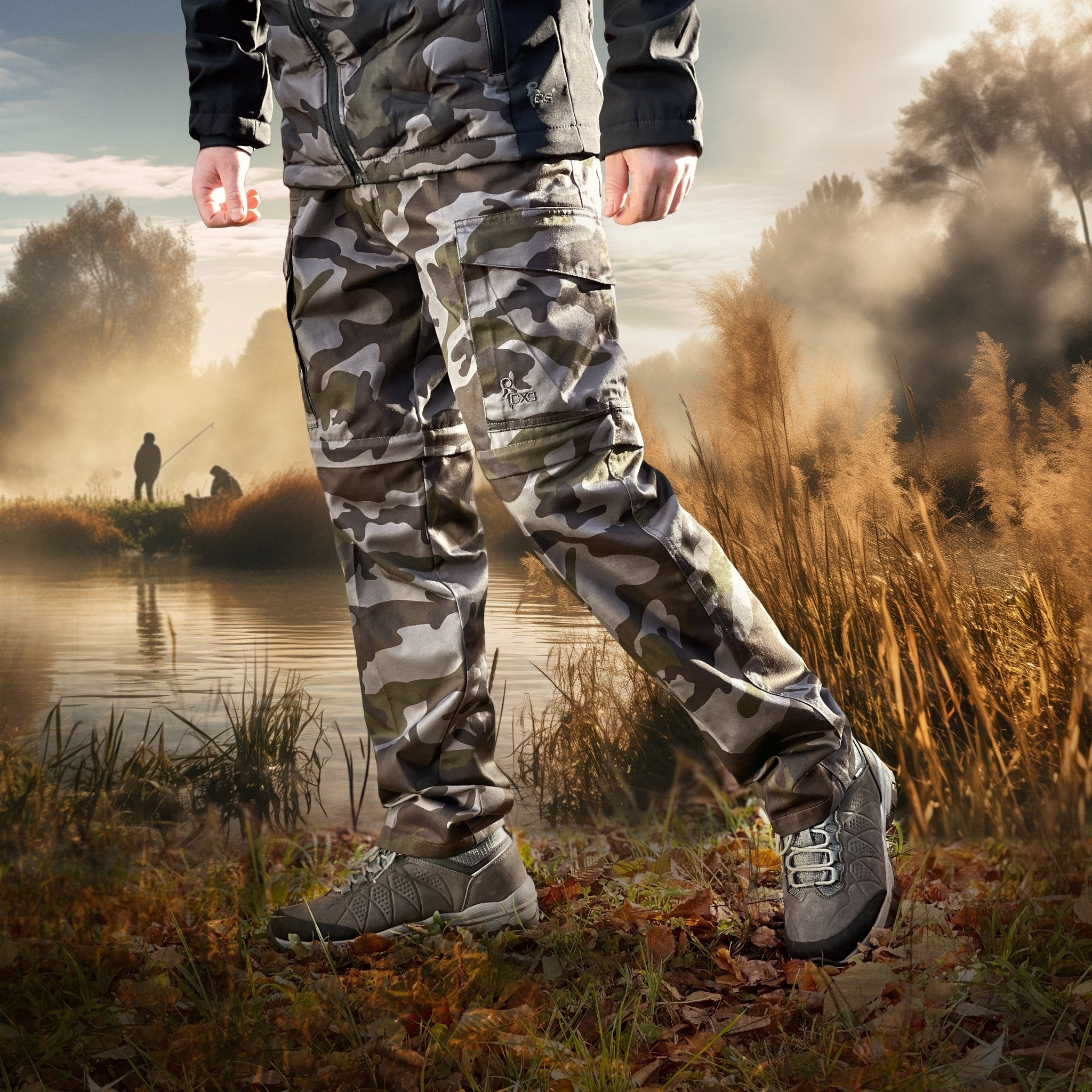CXS CAMO pants, men's, camouflage, with detachable legs - Euro Work Wear