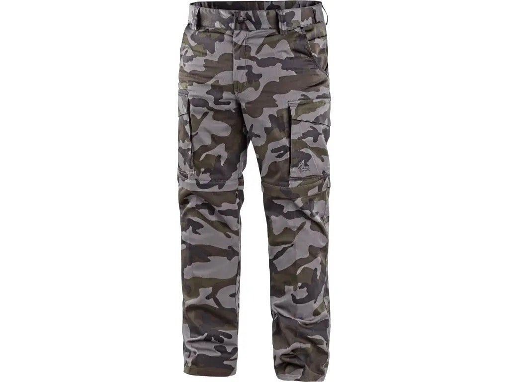 CXS CAMO pants, men's, camouflage, with detachable legs - Euro Work Wear