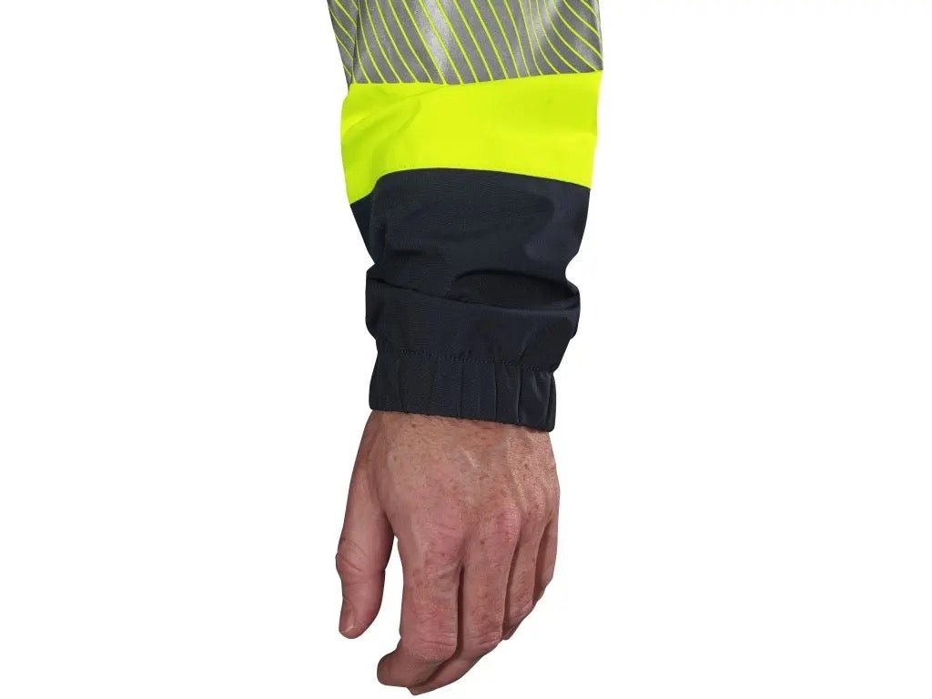 CXS HALIFAX SHELL, men's, hi - vis, yellow - blue - Euro Work Wear