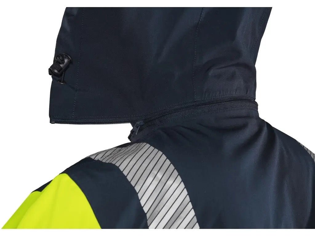 CXS HALIFAX SHELL, men's, hi - vis, yellow - blue - Euro Work Wear