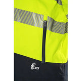 CXS HALIFAX SHELL, men's, hi - vis, yellow - blue - Euro Work Wear