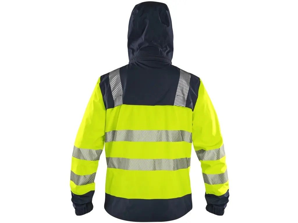 CXS HALIFAX SHELL, men's, hi - vis, yellow - blue - Euro Work Wear