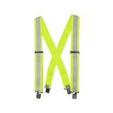 CXS HV braces, yellow, Hi Vis reflective stripe - Euro Work Wear