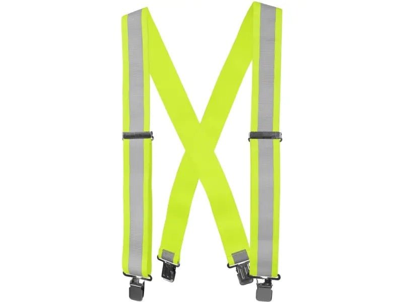 CXS HV braces, yellow, Hi Vis reflective stripe - Euro Work Wear