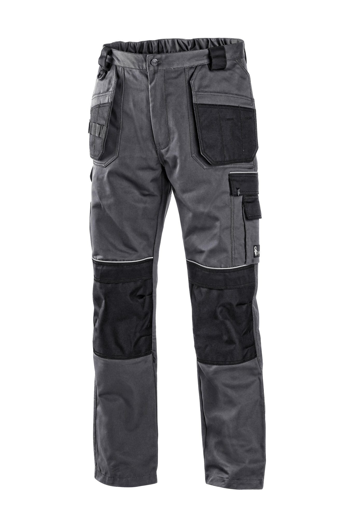 CXS Orion Teodor Plus Men's Work Pants in Gray/Black - Euro Work Wear
