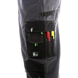 CXS SIRIUS NIKOLAS Men's Winter pants in Grey/Green - Euro Work Wear