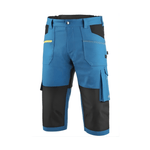 CXS Stretch Men's 3/4 Pants in Bright Blue/Black - Euro Work Wear
