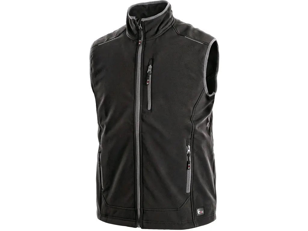 CXS TOPEKA, men´s, black vest - Euro Work Wear