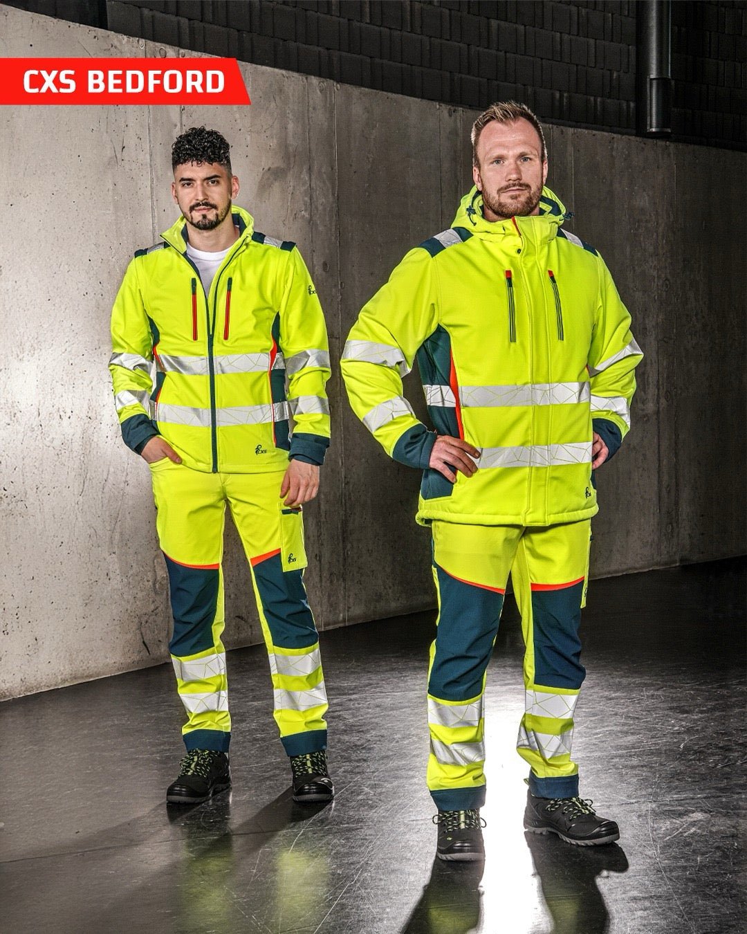 Jacket CXS BEDFORD WINTER, high visible, winter, men's, softshell, - Euro Work Wear