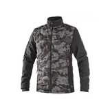 Jacket CXS CAMO, men’s, camouflage black - Euro Work Wear