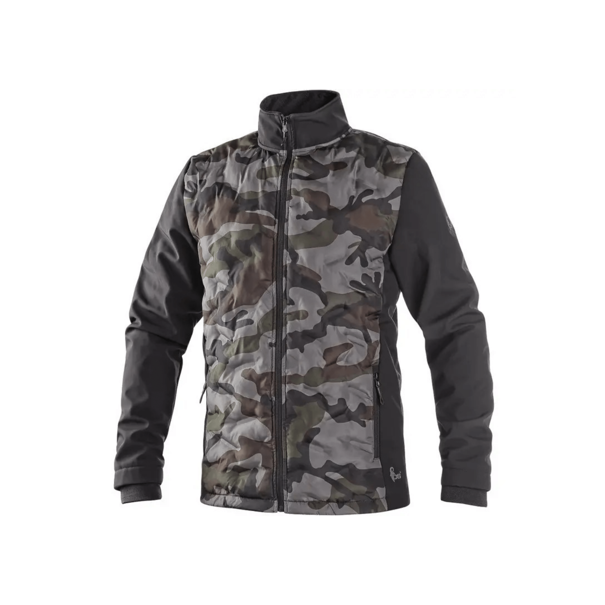 Jacket CXS CAMO, men’s, camouflage black - Euro Work Wear