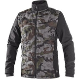 Jacket CXS CAMO, men’s, camouflage black - Euro Work Wear