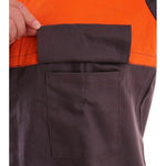 Jacket MOFOS, welding, men´s, grey - orange - Euro Work Wear