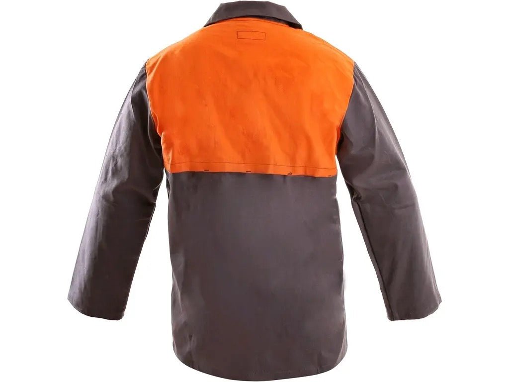 Jacket MOFOS, welding, men´s, grey - orange - Euro Work Wear